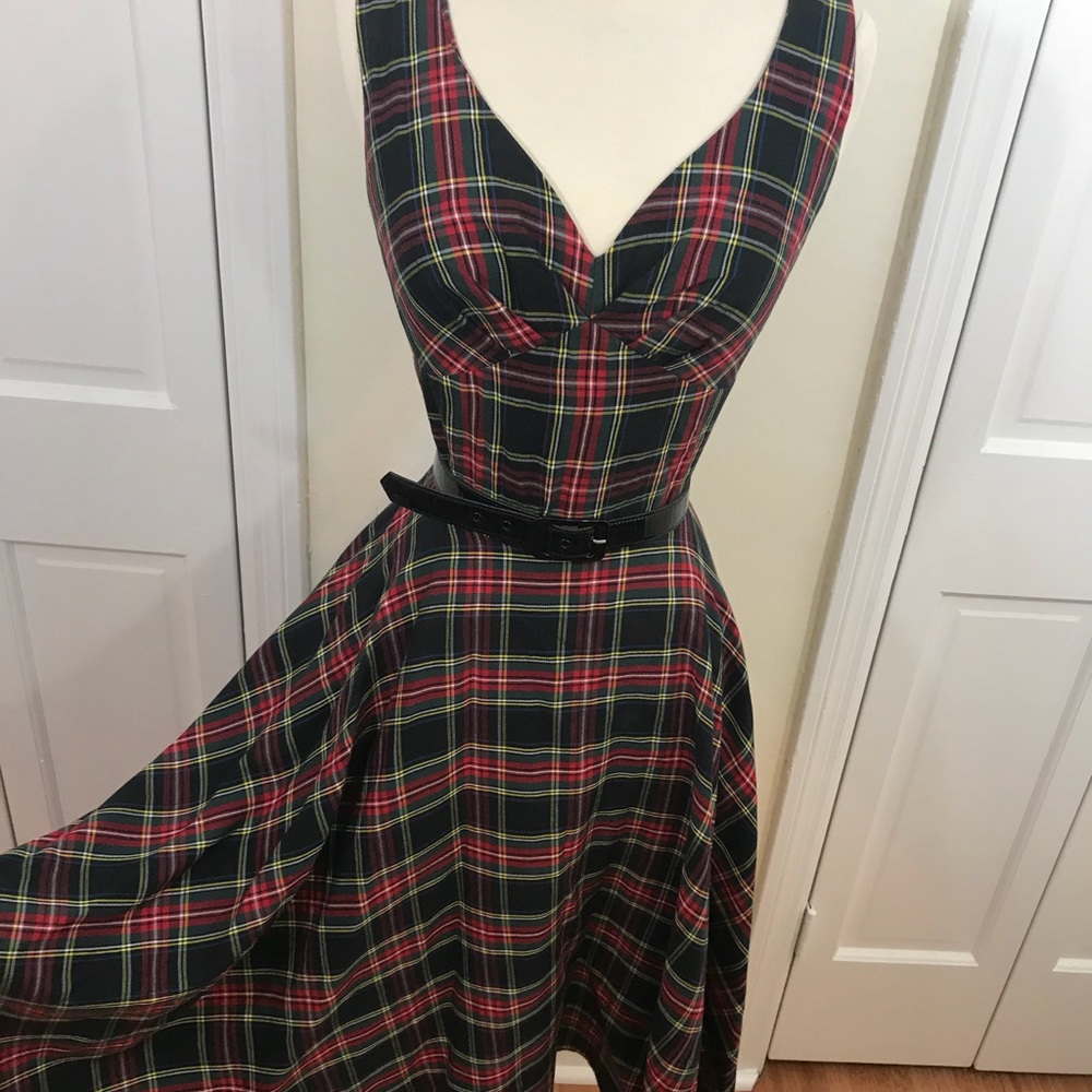 Bernie Dexter plaid dress